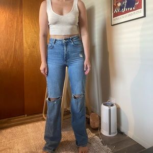 Zara Full Length Ripped Jeans | Size: 27 (US 4)